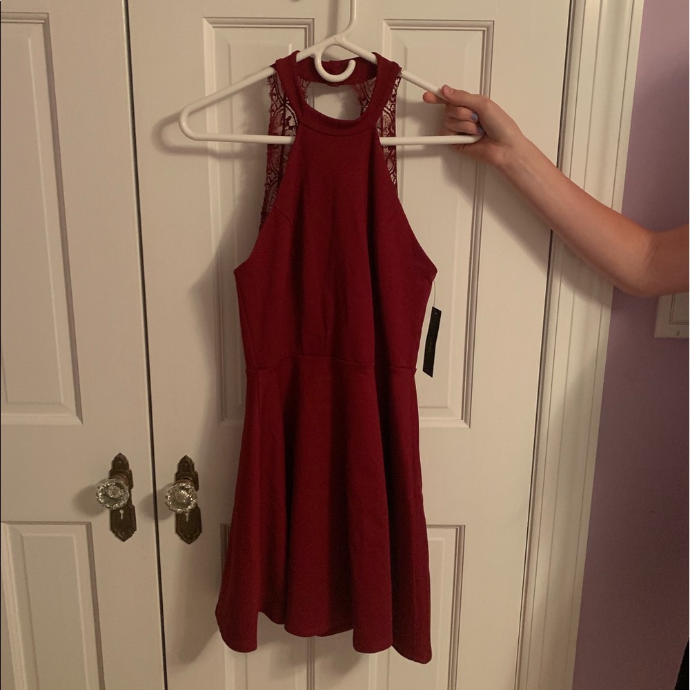 Brand new burgundy dress